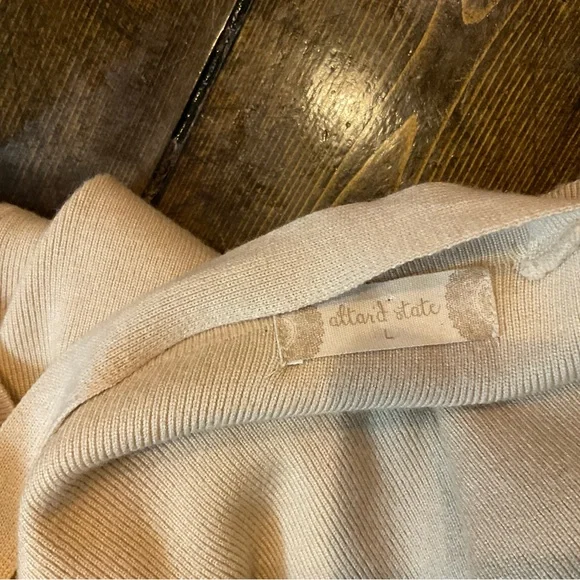 Altar’d state Elegant Tan Wrap Dress - Picture 4 of 8